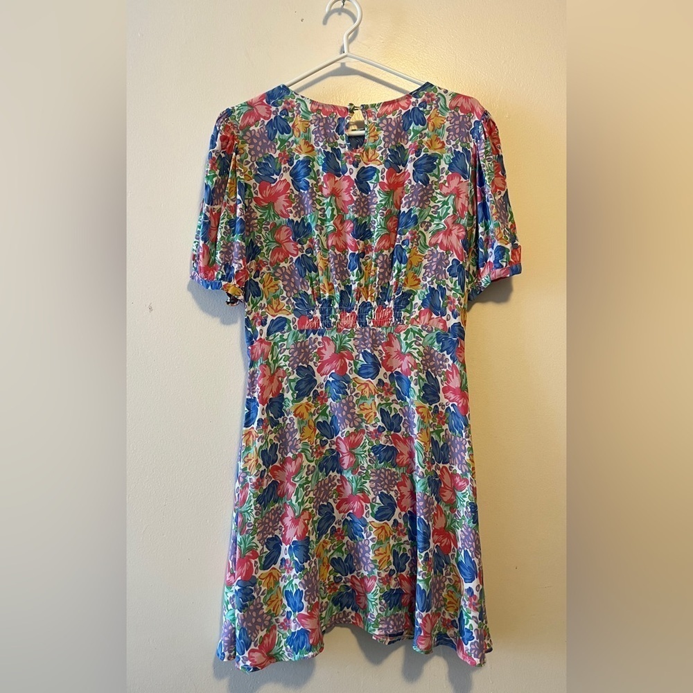FAITHFULL THE BRAND Sidonie Mini Dress in Jemima Floral Size Small NWT - Picture 2 of 10